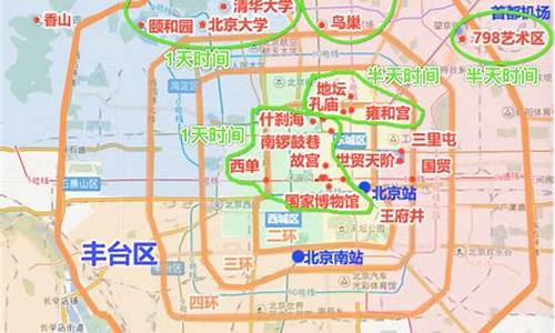 北京市景点地图_北京市景点地图高清大图